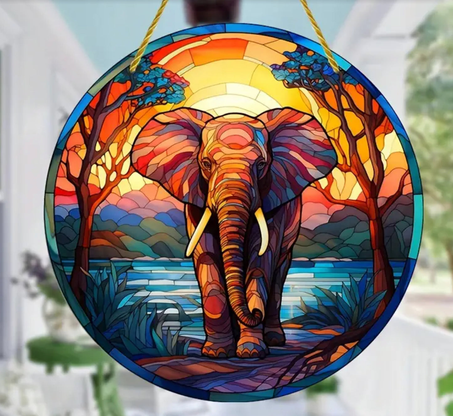 Elephant Suncatcher