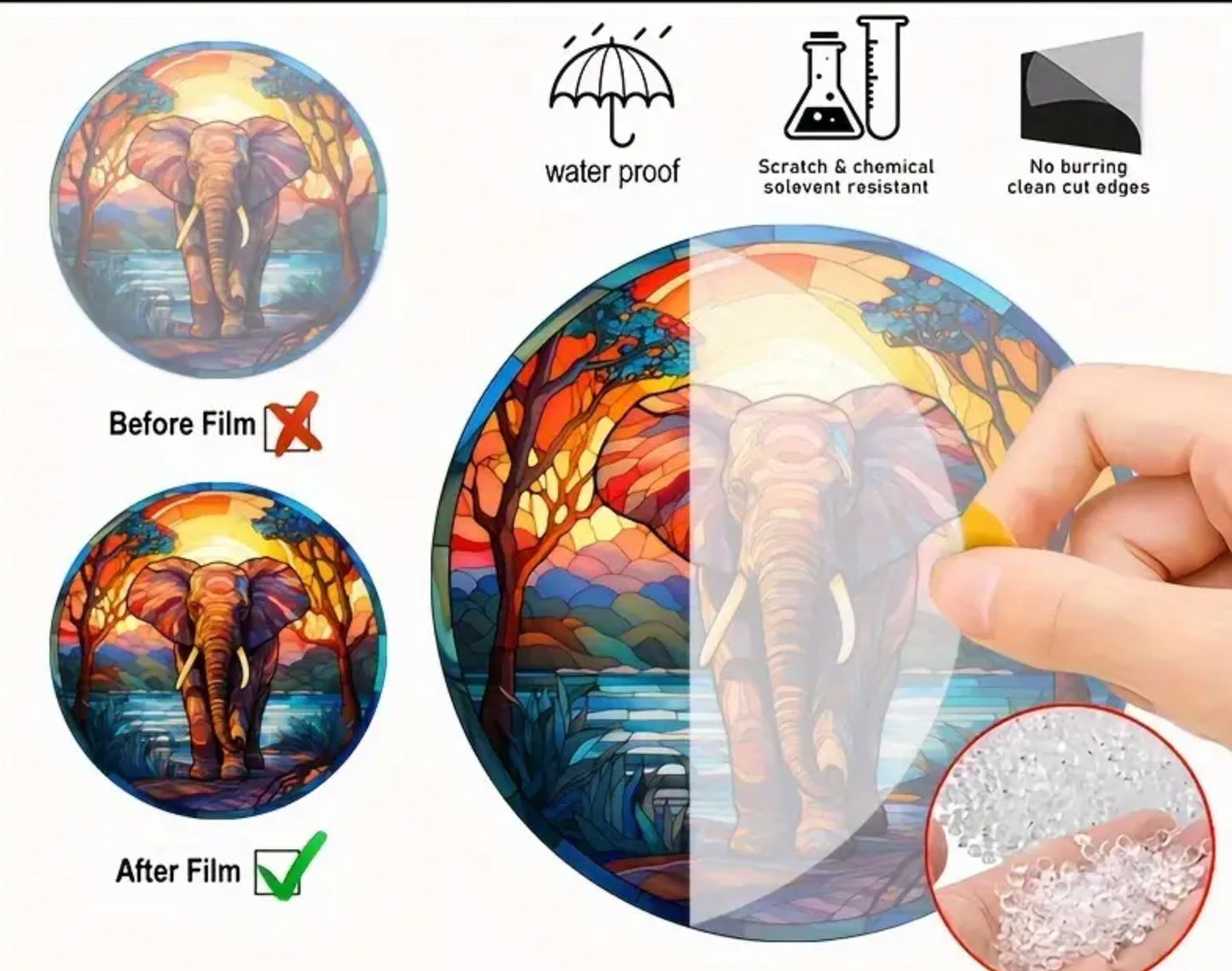 Elephant Suncatcher