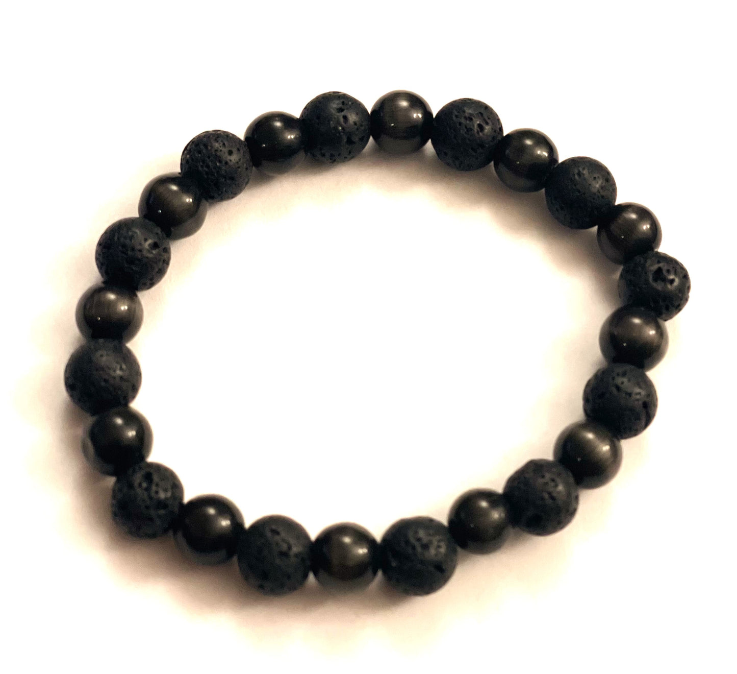 Gemstone-&-Cat-Eye-Bracelet