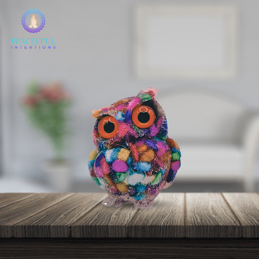 Sea Shell Resin Owl