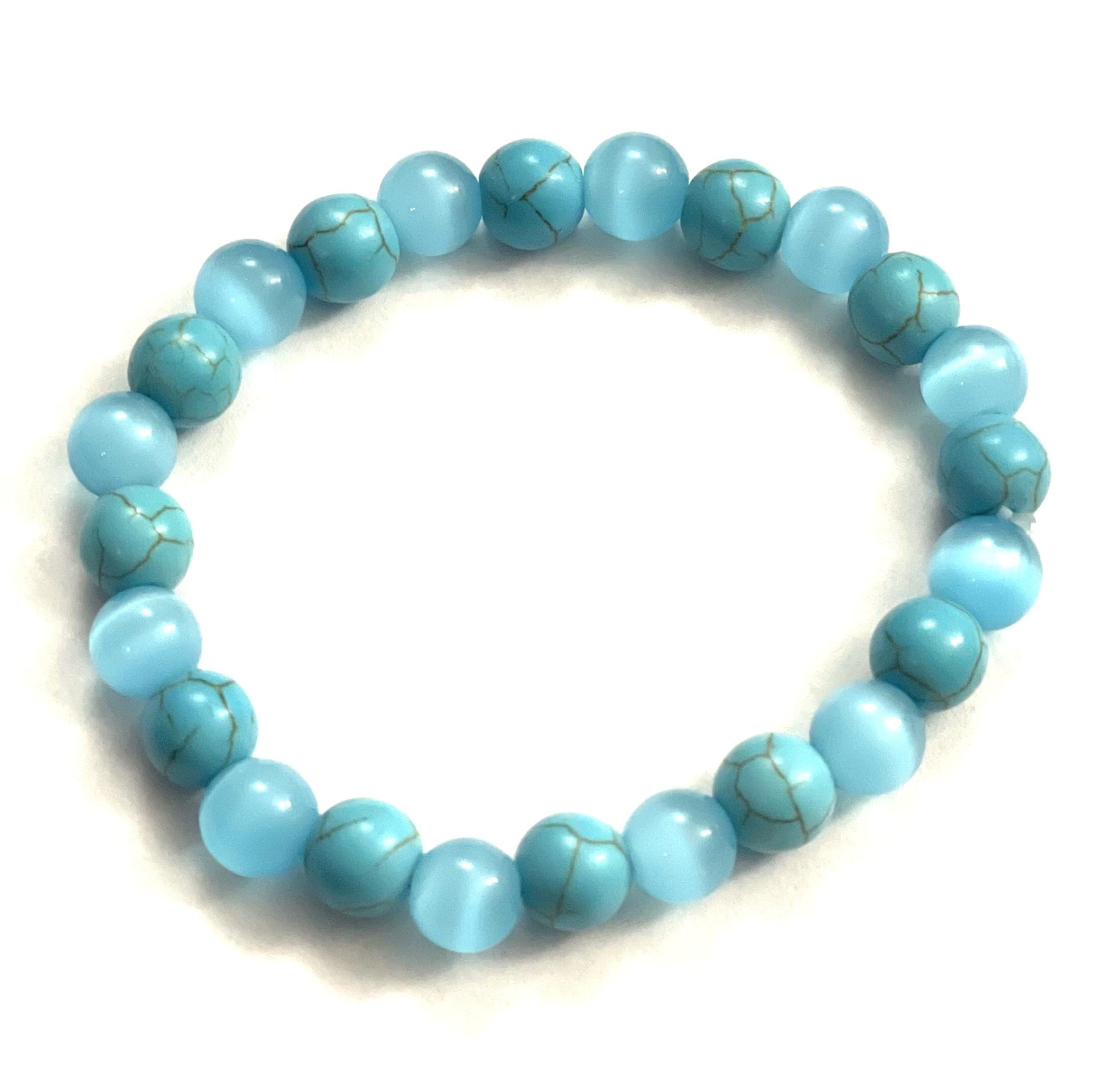 Gemstone-&-Cat-Eye-Bracelet