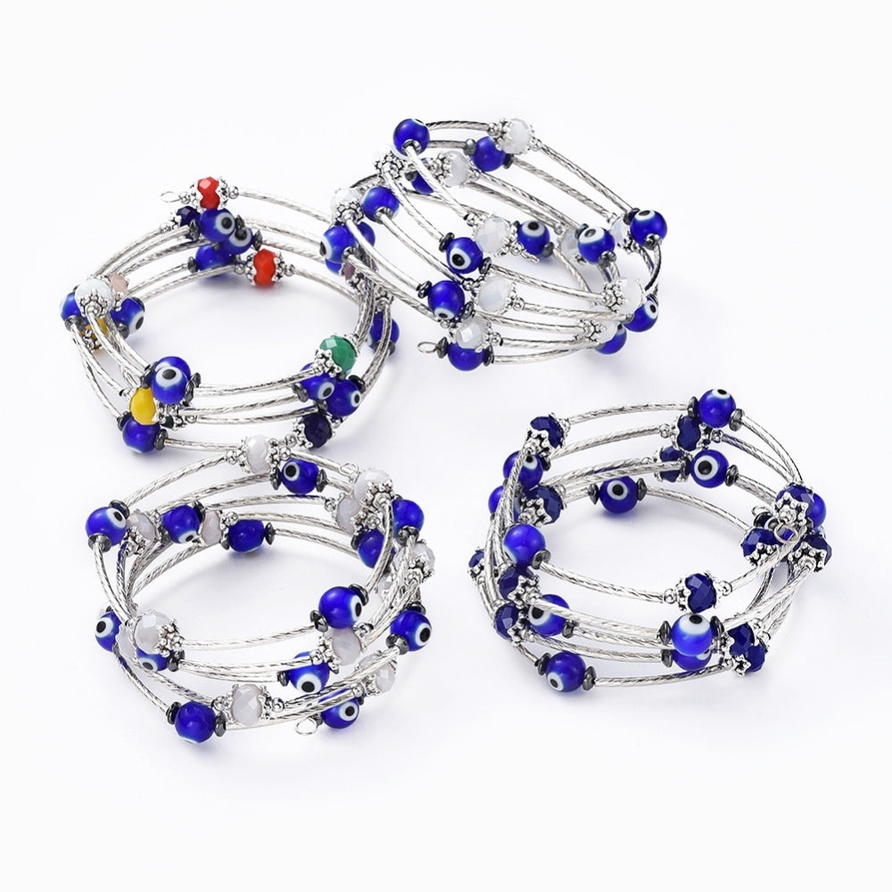 Evil Eye Wrap Bracelet