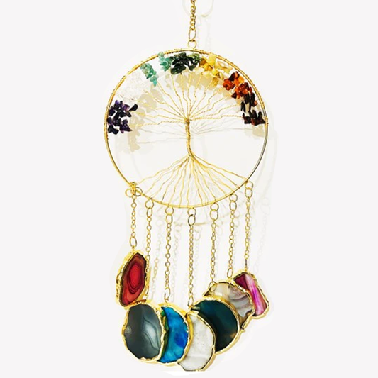 Gemstone-Tree-of-Life-Wall-Decor-Hanging-with-Agate-Slices