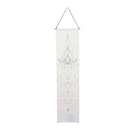 Long-White-Lotus-Tapestry-Wall-Hanging