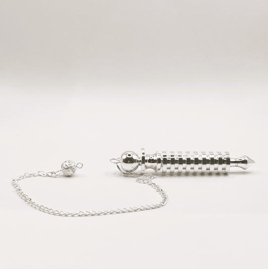 Silver 9 Sphere Solid Openable Pendulum