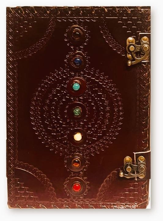 Leather-Journal-Large-7-Chakra-Stones