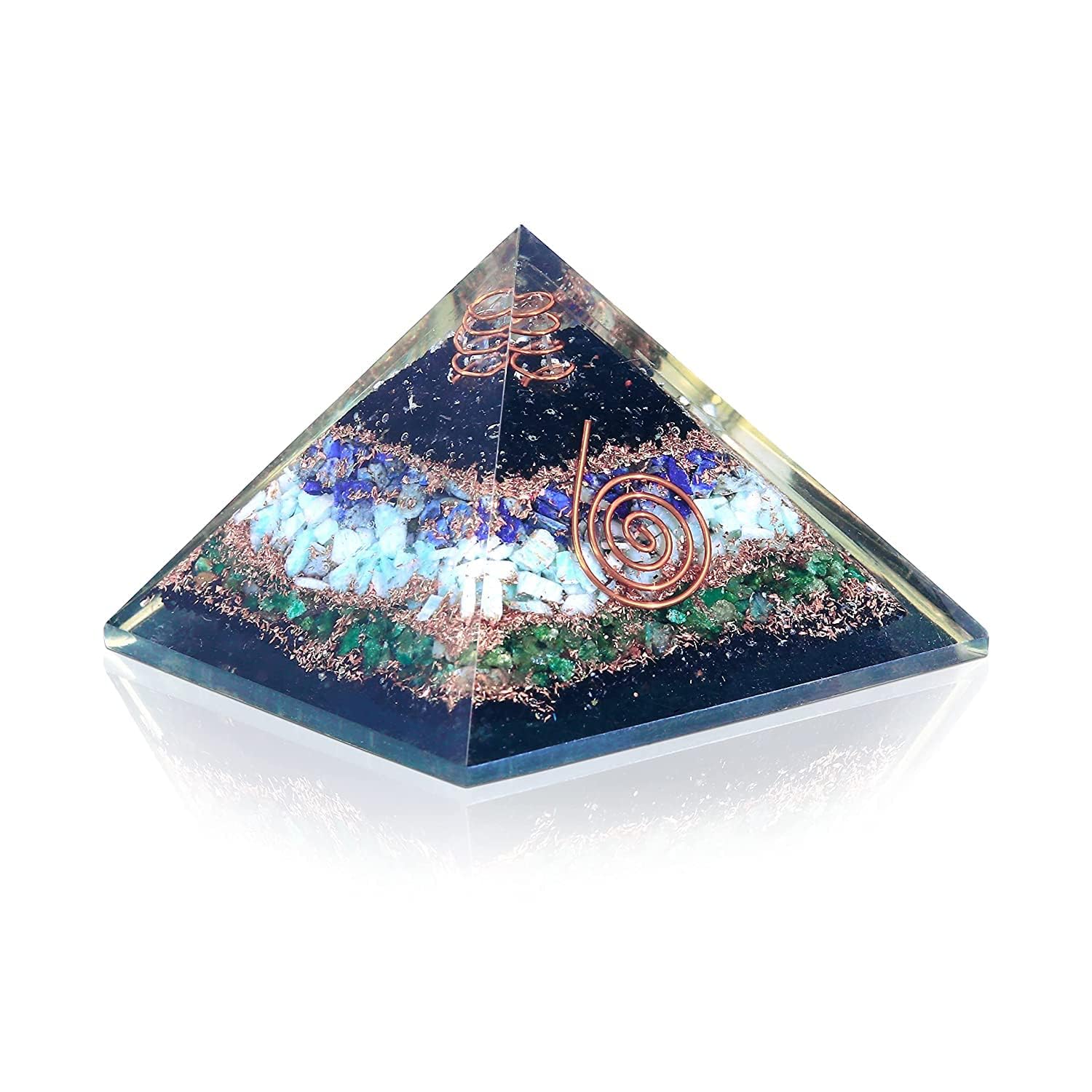 Black-Tourmaline-Lapis-Amazonite-Green-Jade-Orgonite-Pyramid