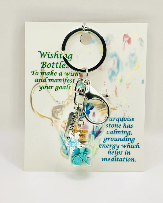 Turquoise-Wishing-Bottle-Keychain