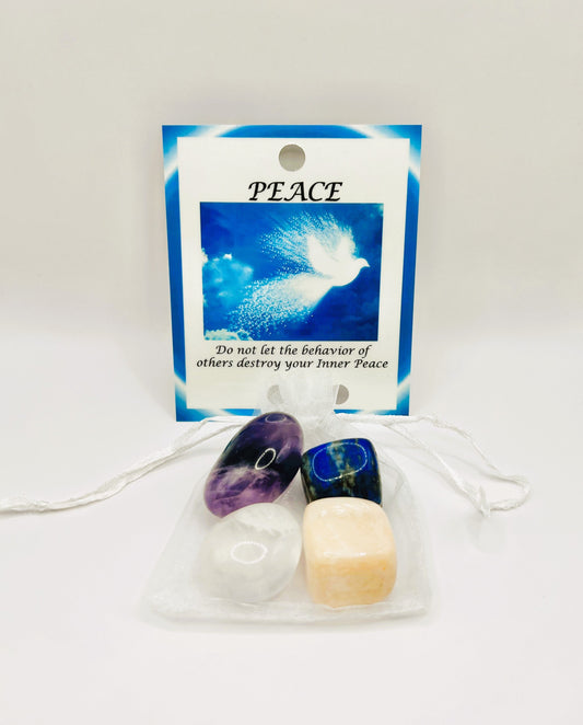 Peace Crystal Healing Bag