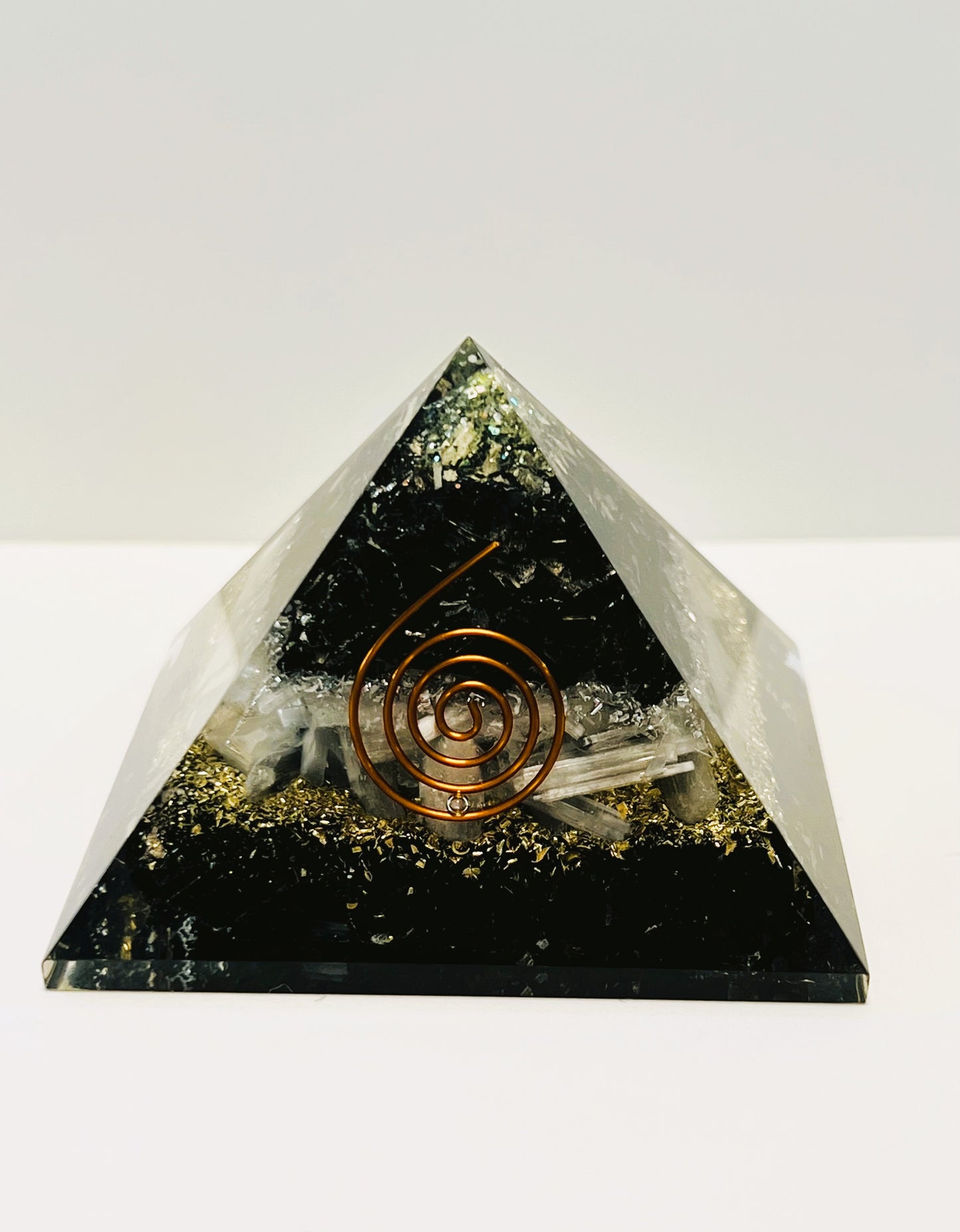 Black-Tourmaline-Selenite-Orgonite-Pyramid