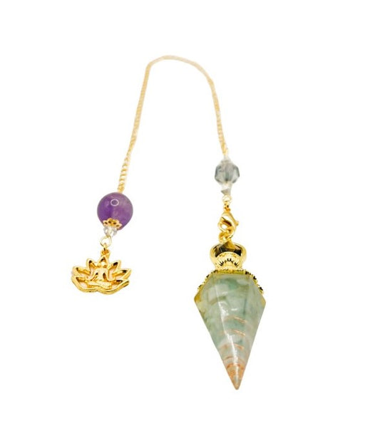 Aquamarine-Gemstone-Pointed-Golden-Pendulum