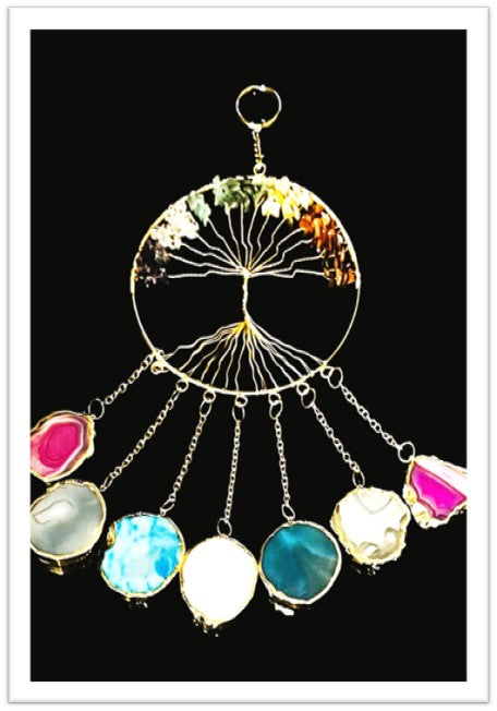 Gemstone-Tree-of-Life-Wall-Decor-Hanging-with-Agate-Slices