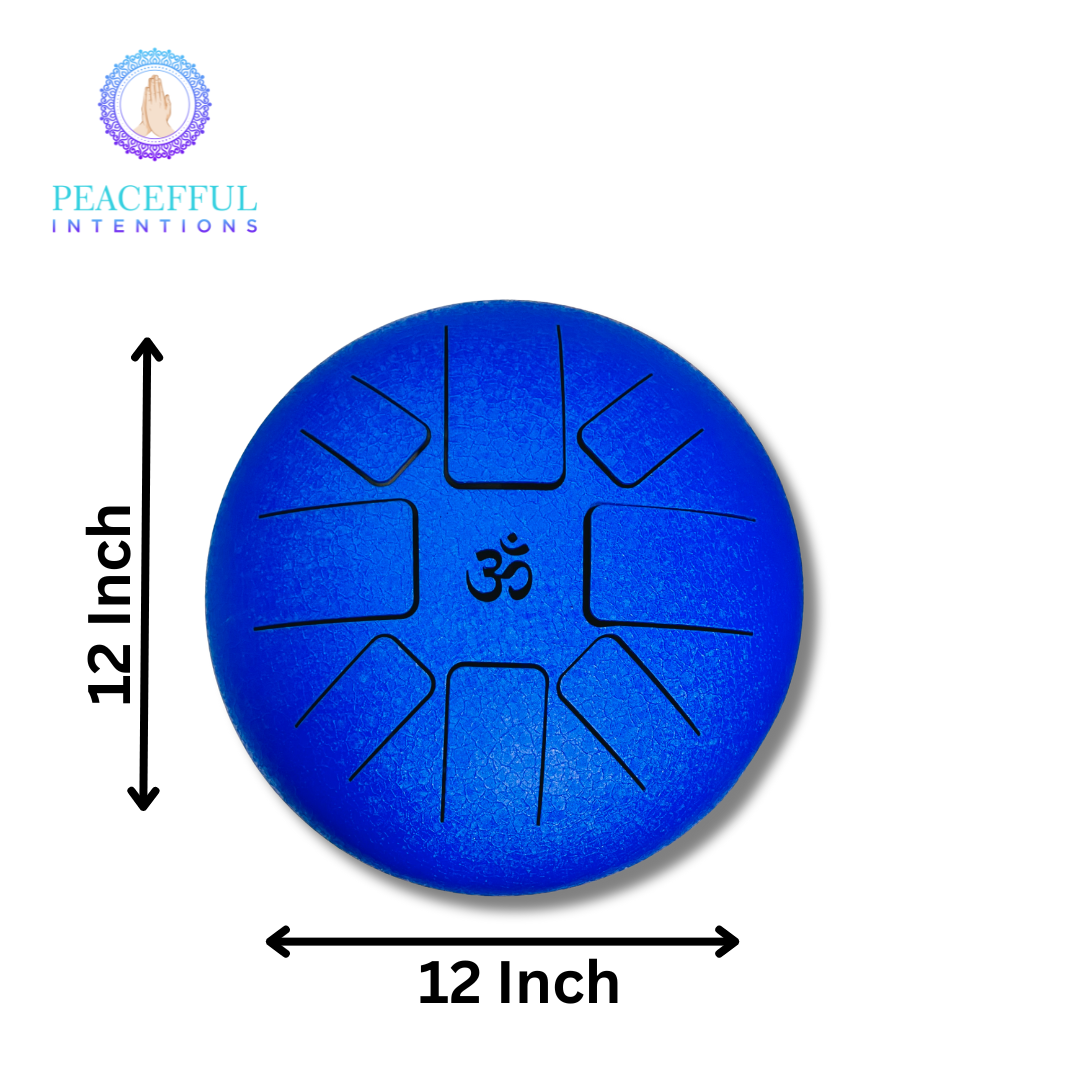 Tongue Drums - 12 Inch - Blue