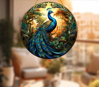 Peacock Suncatcher