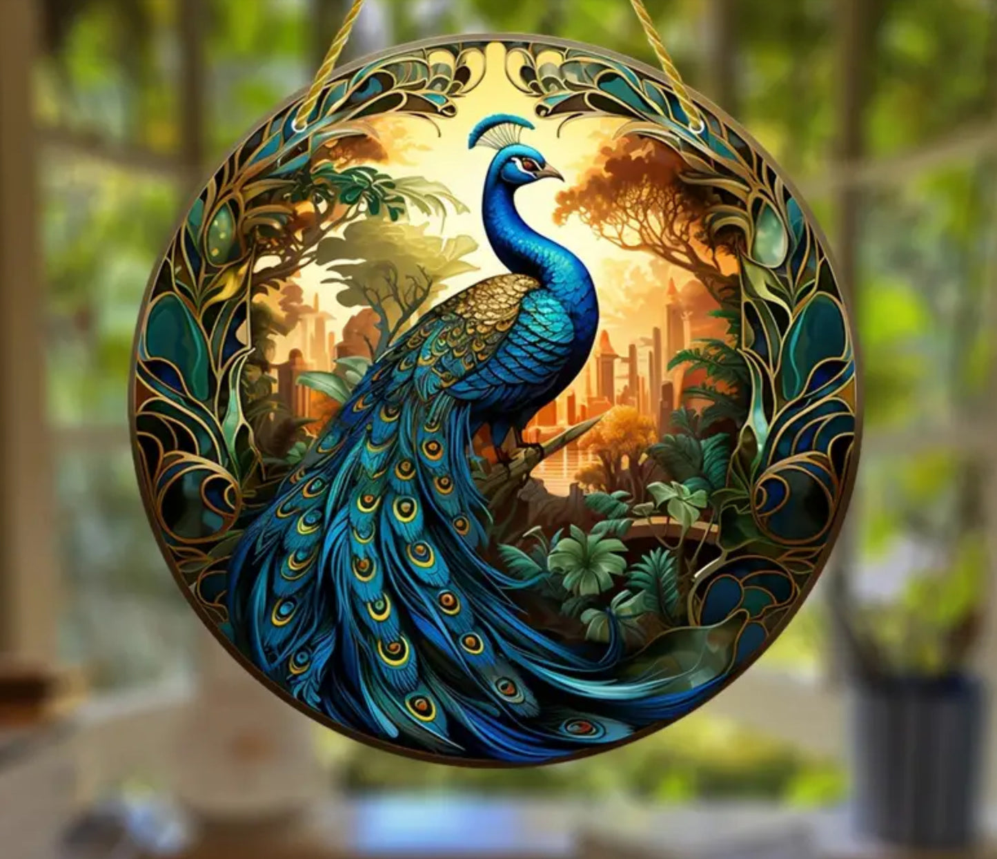 Peacock Suncatcher