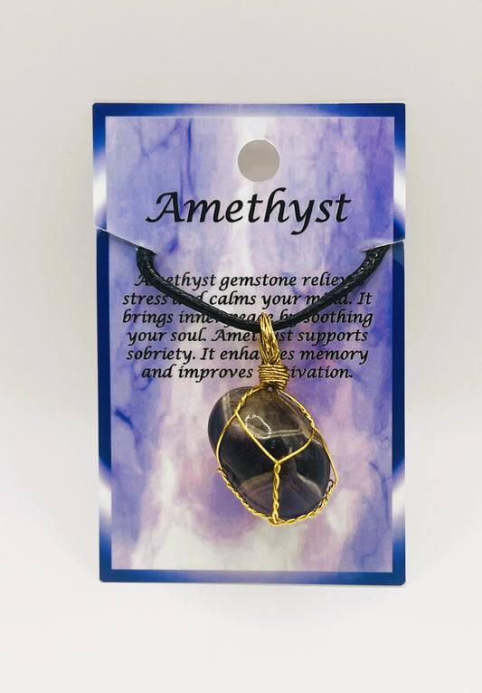 Amethyst-Golden-Wire-Wrapped-Necklace