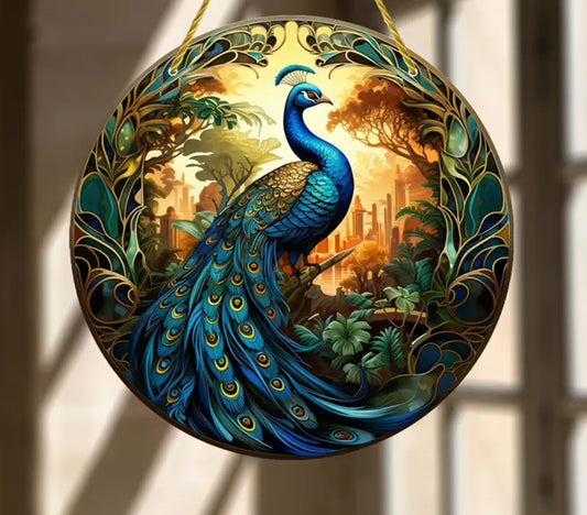 Peacock Suncatcher