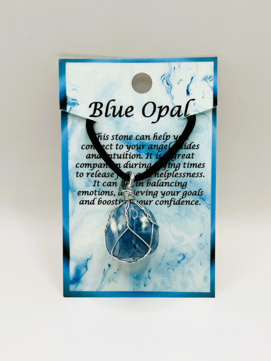 Blue-Opalite-Silver-Wire-Wrapped-Necklace