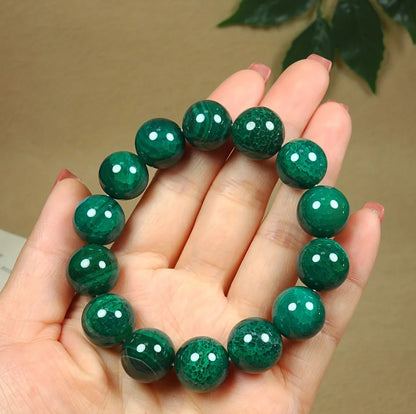 Green Agate Gemstone Bracelet