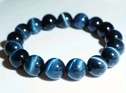 Blue Tigers Eye Gemstone Bracelet