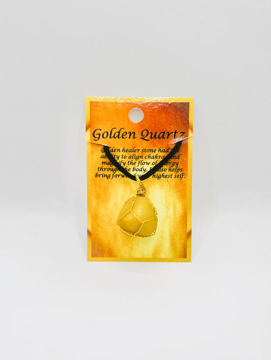 Golden-Quartz-Golden-Wire-Wrapped-Necklace