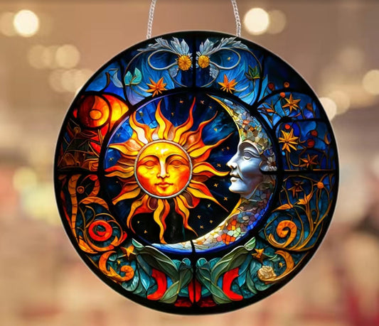 Sun Moon Suncatcher