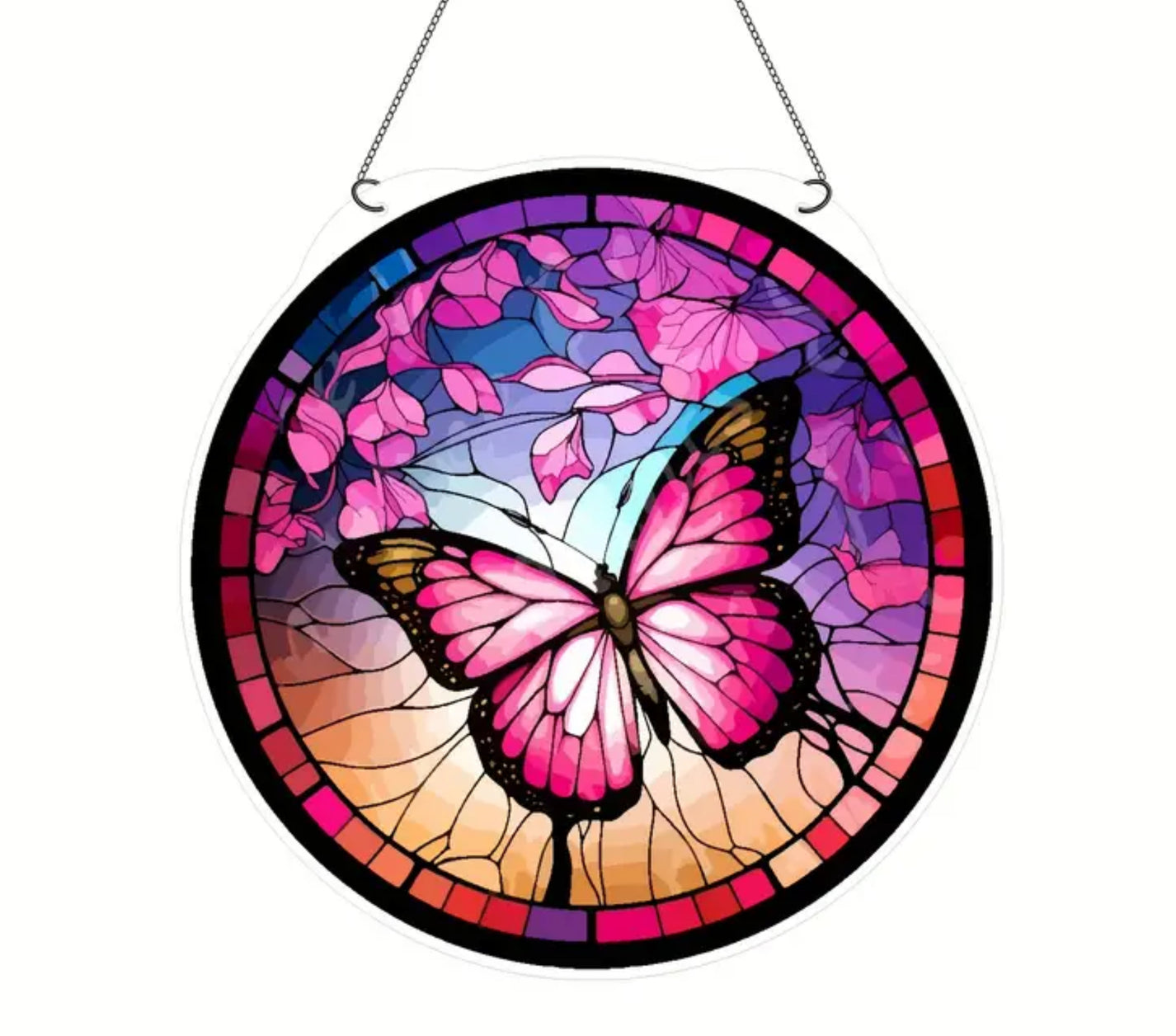 Butterfly Suncatcher/wall-decor-window-hanging-light-patterns-color ...