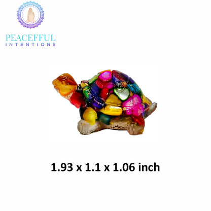 Sea Shell Resin Turtle