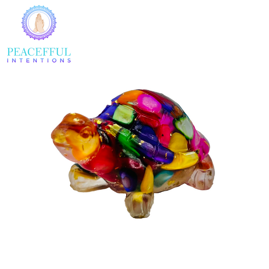 Sea Shell Resin Turtle